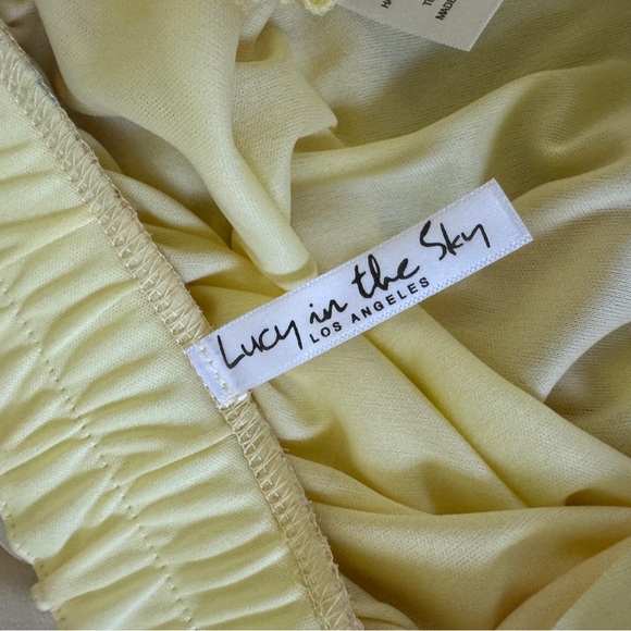 Lucy in the Sky Yellow Floral Mini Dress - Picture 7 of 7